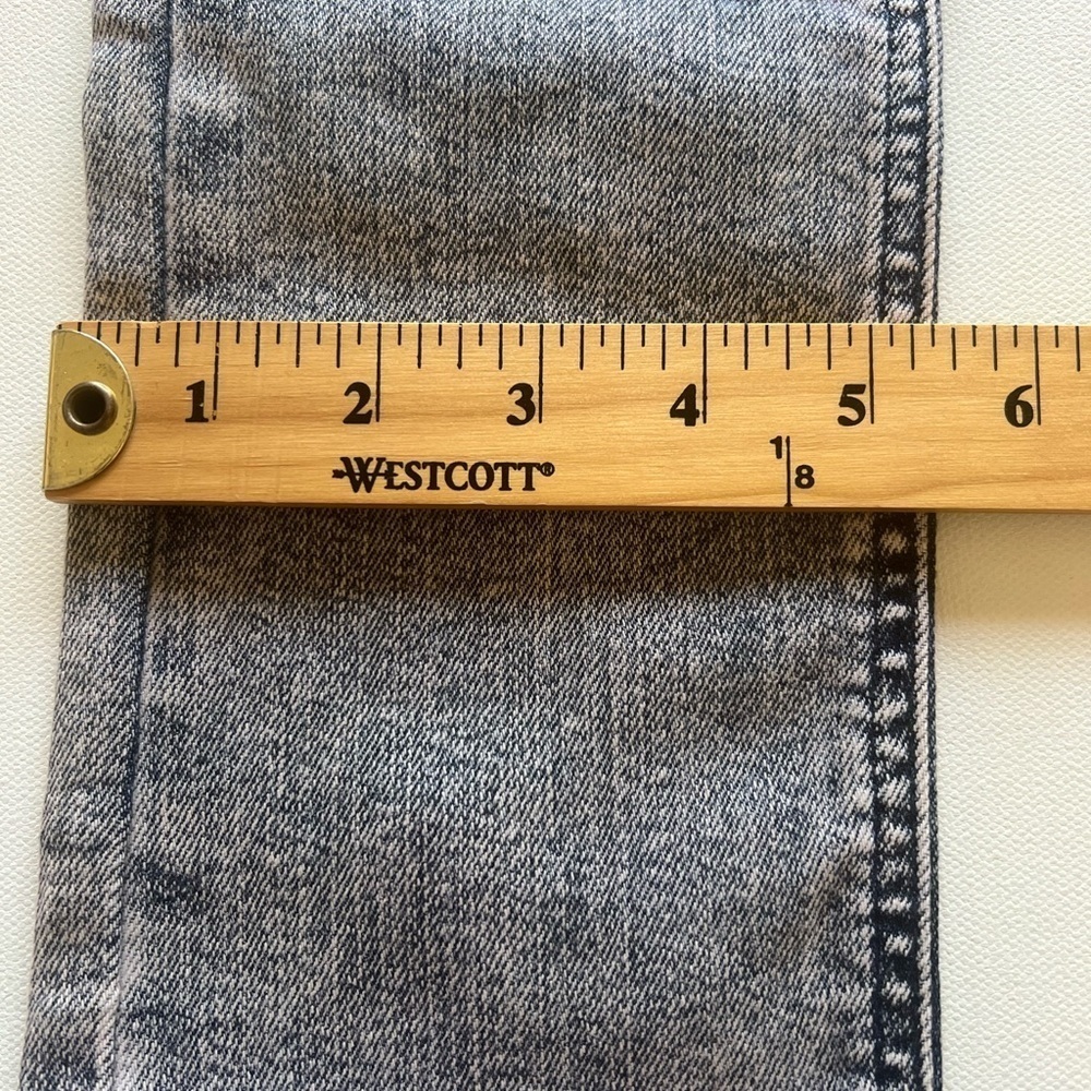 Juicy Couture Kids Mid Rise Straight Jean Girls Size‎ 7 Pink Tint Denim Stretch - Picture 6 of 10
